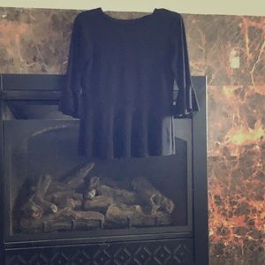 Girls Black dressy top